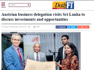 Austrian business delegation visits Sri Lanka to discuss investments and opportunities